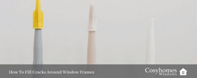 how to fill cracks around window frames