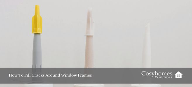 how to fill cracks around window frames