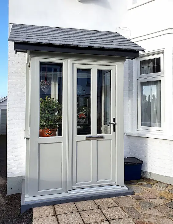 Custom porch design and installation in Chessington