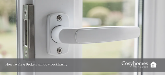 how to fix a broken window lock easily